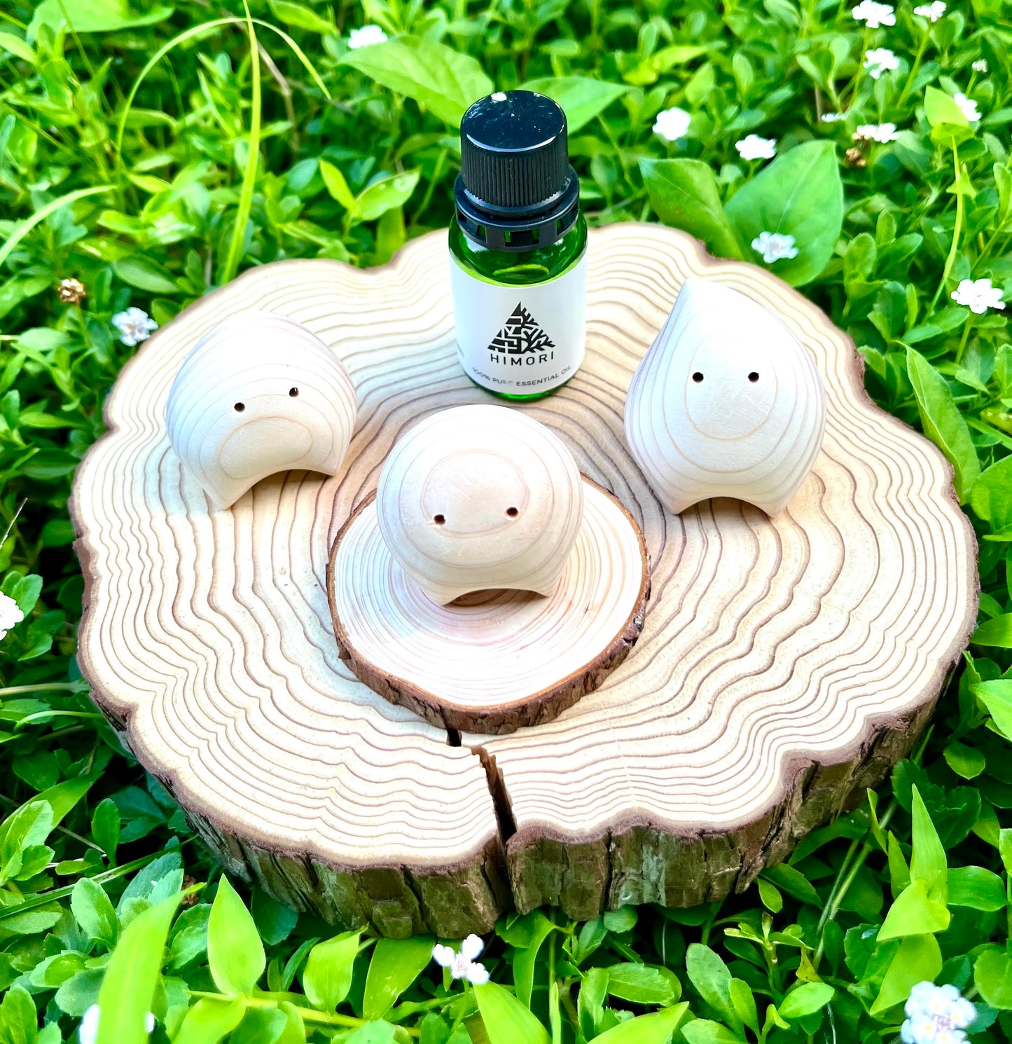 ひのきの妖精ひのここ(3体)⭐️ひのき精油セット