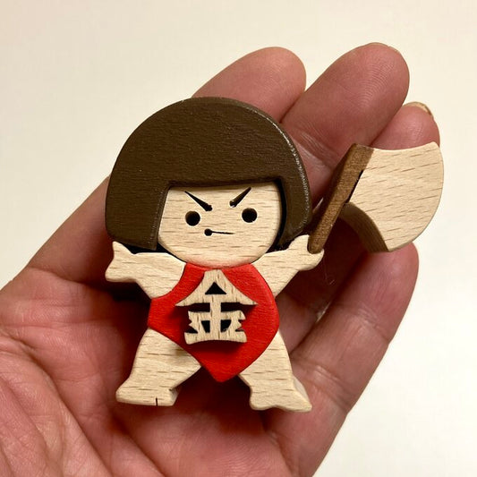 【こどもの日】木と和紙の五月人形3点セット(鯉のぼり・兜・金太郎)