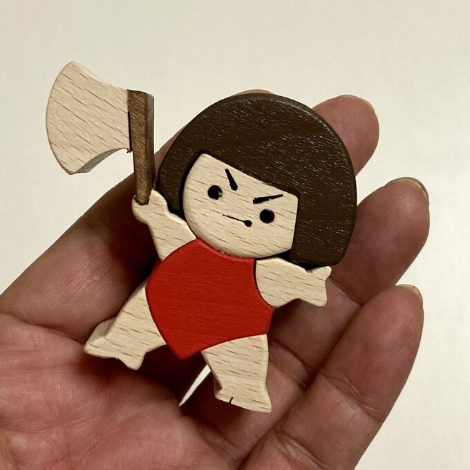 【こどもの日】木と和紙の五月人形3点セット(鯉のぼり・兜・金太郎)