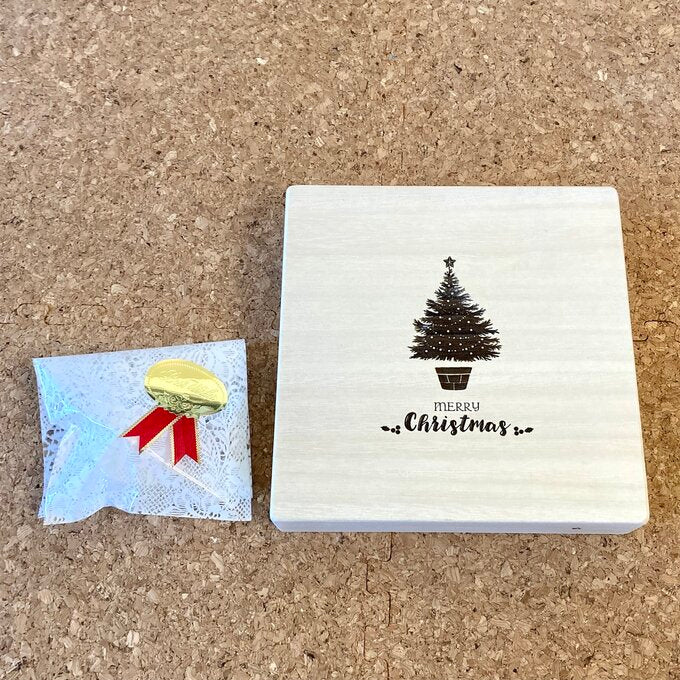 【LEDライト付】メリークリスマス♪もみの木と山小屋セット