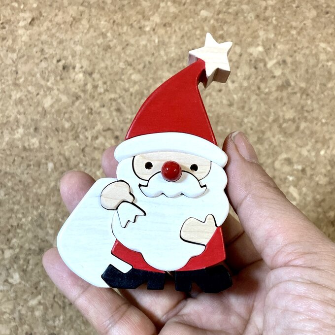 【LEDライト付】メリークリスマス♪木から生まれたサンタさんセット